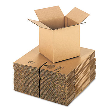 General Supply Cubed Fixed-depth Shipping Boxes, Regular Slotted Container (rsc), 8" X 8" X 8", Brown Kraft, 25-bundle freeshipping - TVN Wholesale